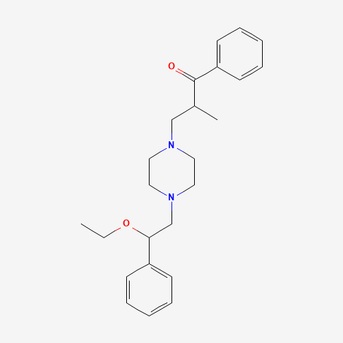 3-[4-(2-ethoxy-2-phenylethyl)piperazin-1-yl]-2-methyl-1-phenylpropan-1-one